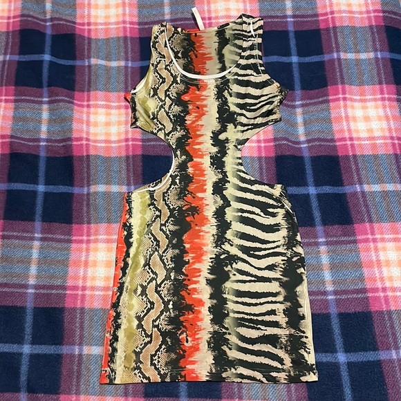 Printed, tight dress - Picture 1 of 2